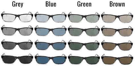 brown vs grey tint sunglasses.